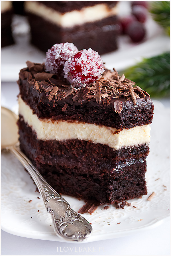 ciasto czekoladowe z kremem