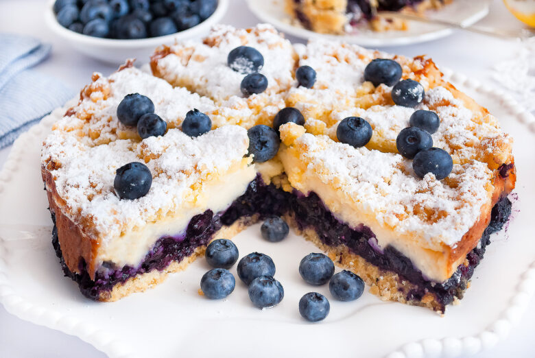 ciasto kruszonkowe z borówkami