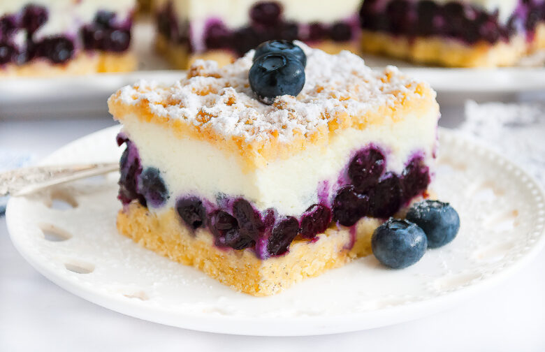 ciasto kruche z borówkami